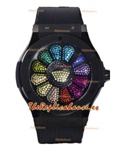Hublot Classic Edición Fusion Takashi Murakami Reloj Suizo Cerámica Réplica Espejo 1:1