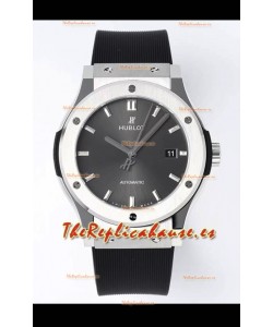 Hublot Classic Fusion Acero Dial Gris 42MM Reloj Réplica Suizo Calidad Espejo 1:1