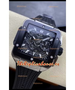 Hublot Square Bang Unico Titanium Reloj Cronógrafo Réplica a Espejo 1:1