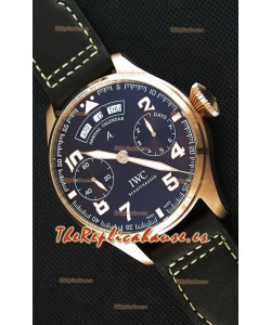 IWC Big Pilot Annual Calender Antoine de Saint Exupéry Dial Marrón IW502706 Réplica a Espejo 1:1