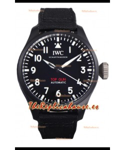 IWC Big Pilot's IW326906 Edición Top Gun 43MM Correa Nylon Negra Cerámica Réplica Suiza 