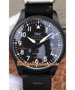 IWC Pilot Watch Edición TOP GUN en Caja de Cerámica - Reloj Réplica a Espejo 1:1