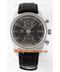 IWC Portugieser Cronógrafo Clasico IW390404 Dial Gris Reloj Réplica Suizo