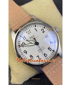 IWC Pilot Mark XVIII IW327002 Reloj Réplica a Espejo 1:1 En Dial Blanco