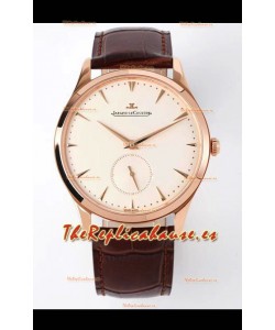 Jaeger LeCoultre Master Grand Reloj Ultra Fino Oro Rosado Réplica a Espejo 1:1