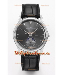 Jaeger LeCoultre Master Reloj Ultra Fino Luna Acero 904L Réplica a Espejo 1:1