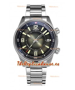 Jaeger LeCoultre Polaris Date Dial Verde Correa Acero Reloj Réplica Espejo 1:1 42MM