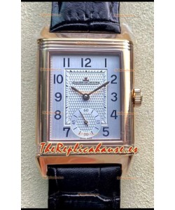 Jaeger-LeCoultre Reverso DuoFace Caja Oro Rosado Reloj en Movimiento Suizo Automático