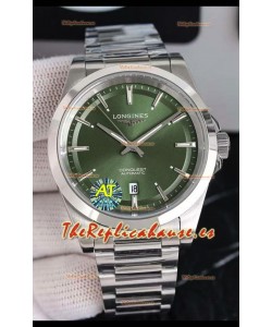 Largoines Conquest Automatic Dial Verde Reloj Automático en Caja Acero