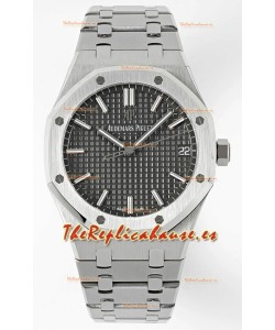 Audemars Piguet Royal Oak 15500 41MM Dial Gris Acero 904L Movimiento CALIBRE 4302 Réplica a Espejo 1:1