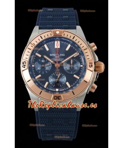 Breitling Chronomat B01 42 Edición Suiza Caja Acero 904L Dial Azul Reloj Réplica a Espejo 1:1