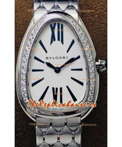 Bvlgari Edición Serpenti Seduttori Reloj en Acero Inoxidable - Réplica a Espejo 1:1
