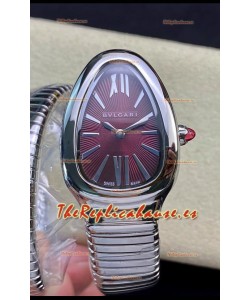Bvlgari Edición Serpenti Reloj Réplica en Acero Inoxidable Calidad a Espejo 1:1