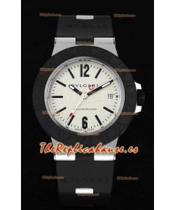 Bvlgari Aluminum Réplica Suizo a Espejo 1:1 - Dial Blanco- Steve Aoki Edition 
