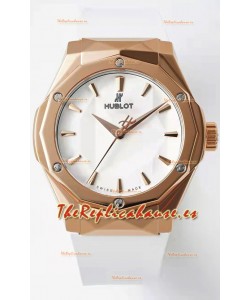 Hublot Classic Fusion Edición Orlinski King 40MM Dial Blanco Reloj Réplica Suizo