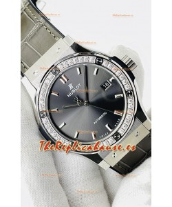 Hublot Classic Fusion Acero Inoxidable Dial Gris Reloj Réplica Suizo Calidad Espejo 1:1
