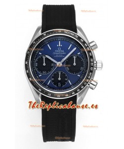 Omega Speedmaster Racing Acero 904L Chronograph Réplica a Espejo 1:1 Dial Azul