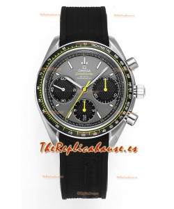 Omega Speedmaster Racing Acero 904L Chronograph Réplica a Espejo 1:1 Dial Gris