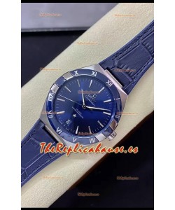 Omega Co-Axial Constellation 41MM Acero 904L Dial Azul Reloj Réplica a Espejo 1:1