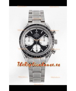 Omega Speedmaster Racing Acero 904L Chronograph Réplica a Espejo 1:1 Dial Negro