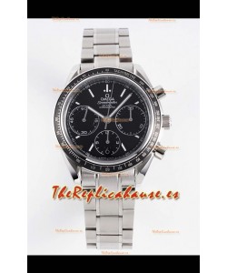 Omega Speedmaster Racing Acero 904L Chronograph Réplica a Espejo 1:1 Dial Negro