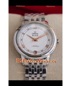 Omega De Ville Edition Reloj Suizo Automático Caja en Acero Inoxidable Manecillas Oro Rosado