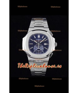 Patek Philippe Nautilus 5980/1A 904L Caja Acero en Dial Azul - Reloj Réplica 1:1
