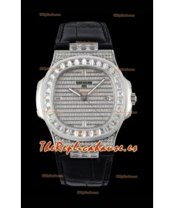 Patek Philippe Nautilus 5711/A Reloj Réplica Suizo a Espejo 1:1 Acero 904L Caja Diamantes