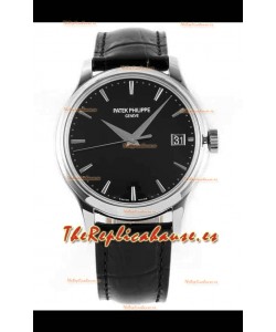 Patek Philippe #Ref 5227G en Dial Negro Réplica a Espejo 1:1 Acero 904L Reloj Suizo