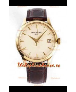 Patek Philippe #Ref 5227J en Dial Blanco 1:1 Caja Acero 904L Oro Amarillo Reloj Suizo