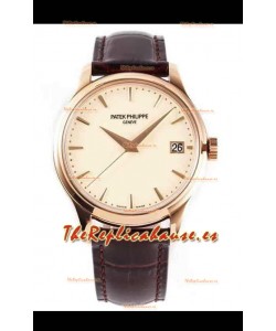 Patek Philippe #Ref 5227R en Dial Blanco 1:1 Caja Acero 904L Oro Rosado Reloj Suizo