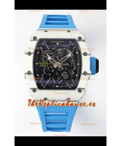Richard Mille RM35-01 Rafael Nadal Caja Fibra de Carbono con Genuino Tourbillon Reloj Super Clon