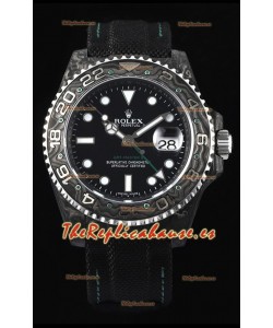 Rolex GMT Masters II DiW Edición Réplica Suiza Movimiento ETA 3285 - Dial Negro