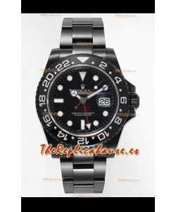 Rolex GMT Masters II REF.126710BLRO BLAKEN Réplica Suiza - Acero 904L Revestido en DLC