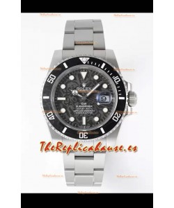 Rolex Submariner DiW Caja Acero Inoxidable Bisel Negro Reloj Edición Cerámica