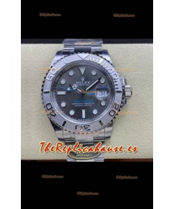 Rolex Yachtmaster 40mm Dial Acero - Reloj Réplica Espejo 1:1 en Caja de Acero 904L