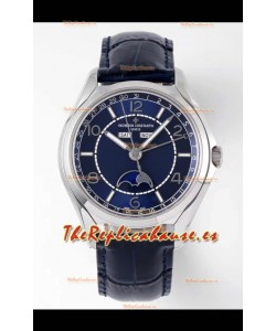 Vacheron Constantin Edición Fiftysix Reloj Acero 904L Réplica a Espejo 1:1 Dial Azul