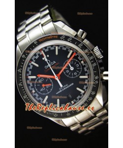 Omega Speedmaster Racing Co-Axial Master Reloj Réplica Suizo Cronógrafo en Dial Negro