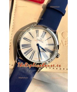 Omega De Ville Tresor Edition Reloj de Cuarzo Suizo 36MM Caja de Acero Dial Blanco