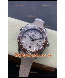 Omega Seamaster Planet Ocean 600M 43.50 MM Caja Acero con Dial Beige Réplica Espejo 1:1