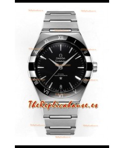 Omega Co-Axial Constellation Acero Inoxidable Dial Negro Réplica Espejo 1:1 41MM