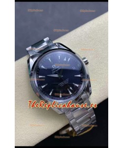 Omega Aqua Terra 150M Dial Azul Caja Acero 904L Dial Azul Réplica Espejo 1:1 41MM 