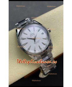Omega Aqua Terra 150M Dial Blanco Caja Acero 904L Dial Blanco Réplica Espejo 1:1 41MM 