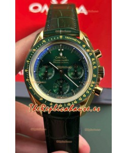 Omega Speedmaster Moonwatch Co-Axial Chronograph Dial Verde 42MM Reloj Réplica Espejo 1:1