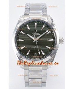 Omega Aqua Terra 150M Dial Verde Caja Acero 904L Réplica Espejo 1:1 41MM 