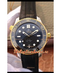 Omega Seamaster 300M Co-Axial Master Chronometer Dial Negro Caja Dos Tonos Réplica a Espejo 1:1