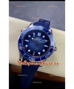 Omega Seamaster 300M Azul Summer Suizo Acero 904L Réplica a Espejo 1:1