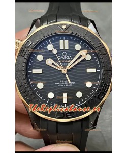 Omega Seamaster 300M Master Cronómetro Caja Cerámica Reloj Réplica Suizo a Espejo 1:1