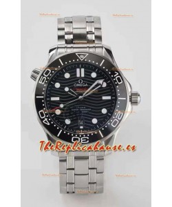 Omega Seamaster 300M Co-Axial Master Cronómetro Negro Reloj Réplica Suizo a espejo 1:1