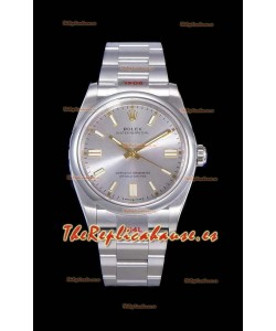 Rolex Oyster Perpetual REF#124300 41MM Movimiento Cal.3230 Réplica Suizo Dial en Acero, Acero 904L Reloj Réplica a Espejo 1:1